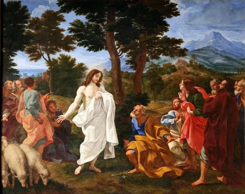 Cristo si fa riconoscere agli apostoli - G.Battista Gaulli, il Baciccio